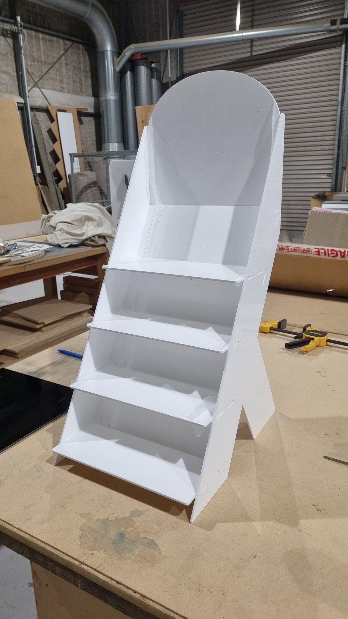 Acrylic brochure stand