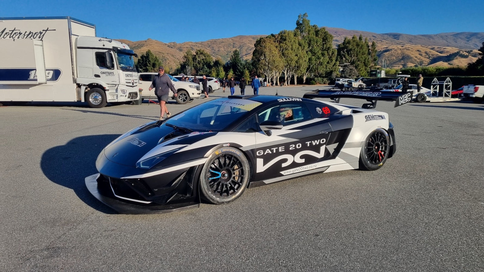 Race car wrap