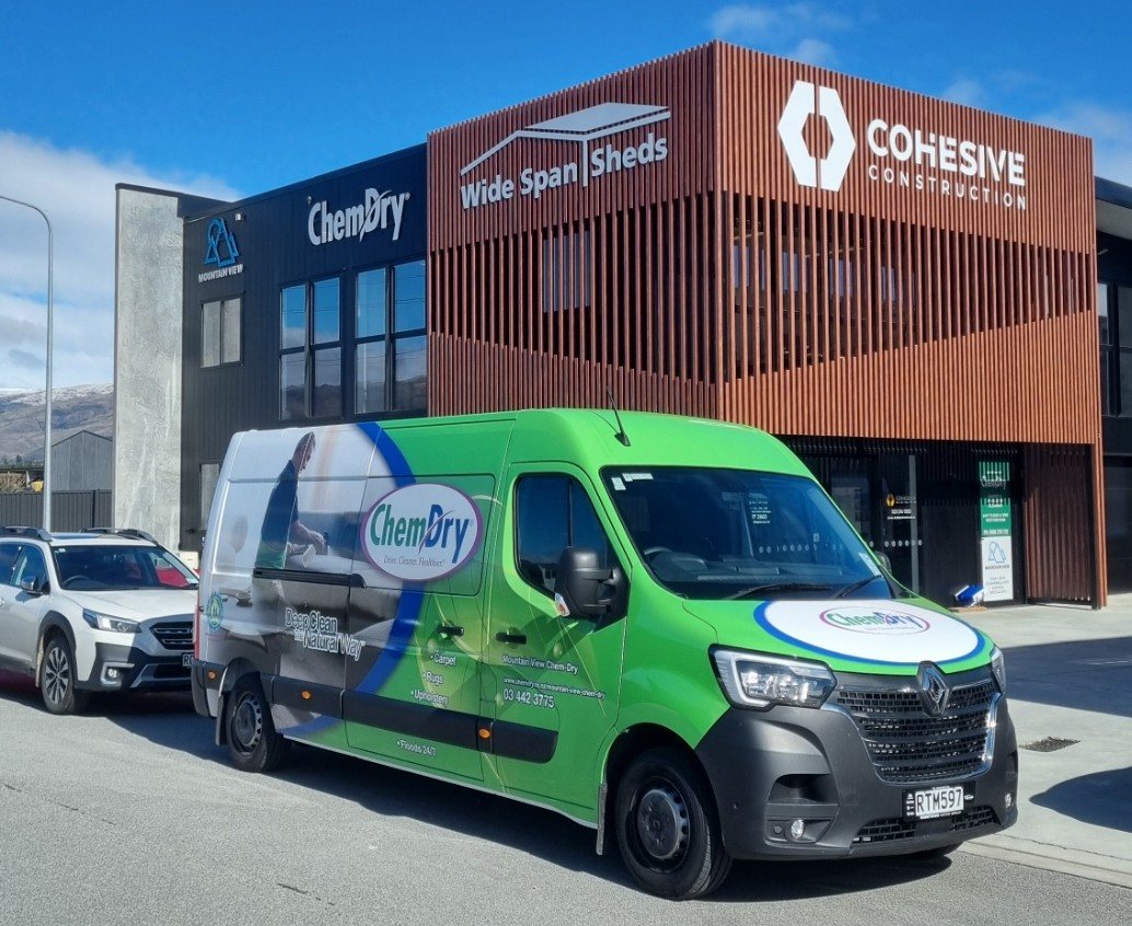 ChemDry van and building signage