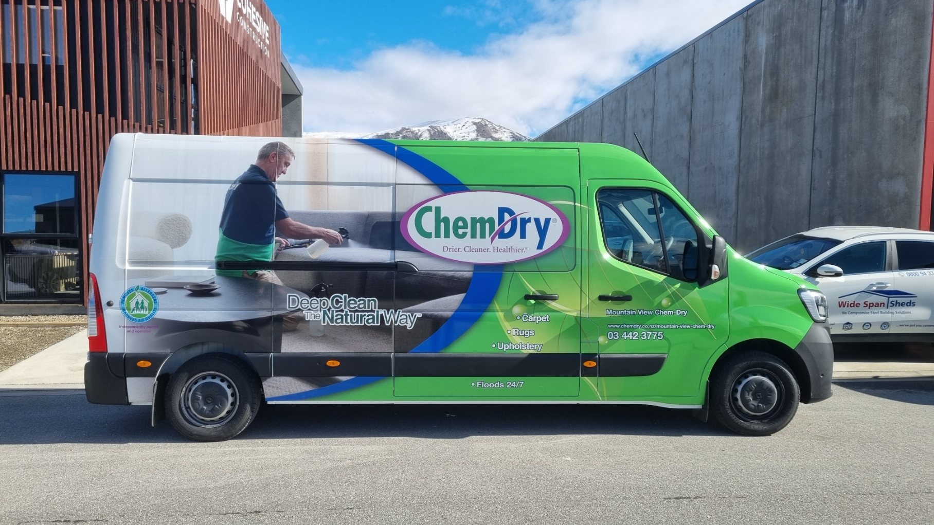 ChemDry van wrap, passenger side