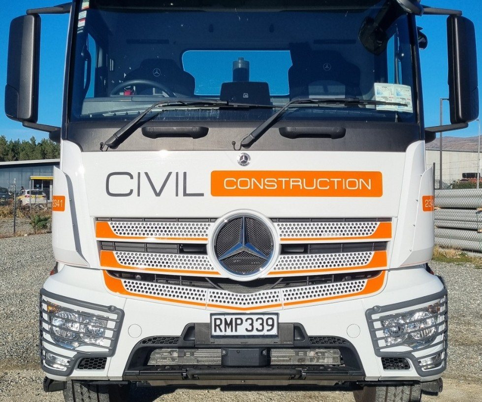 Civil Construction truck front