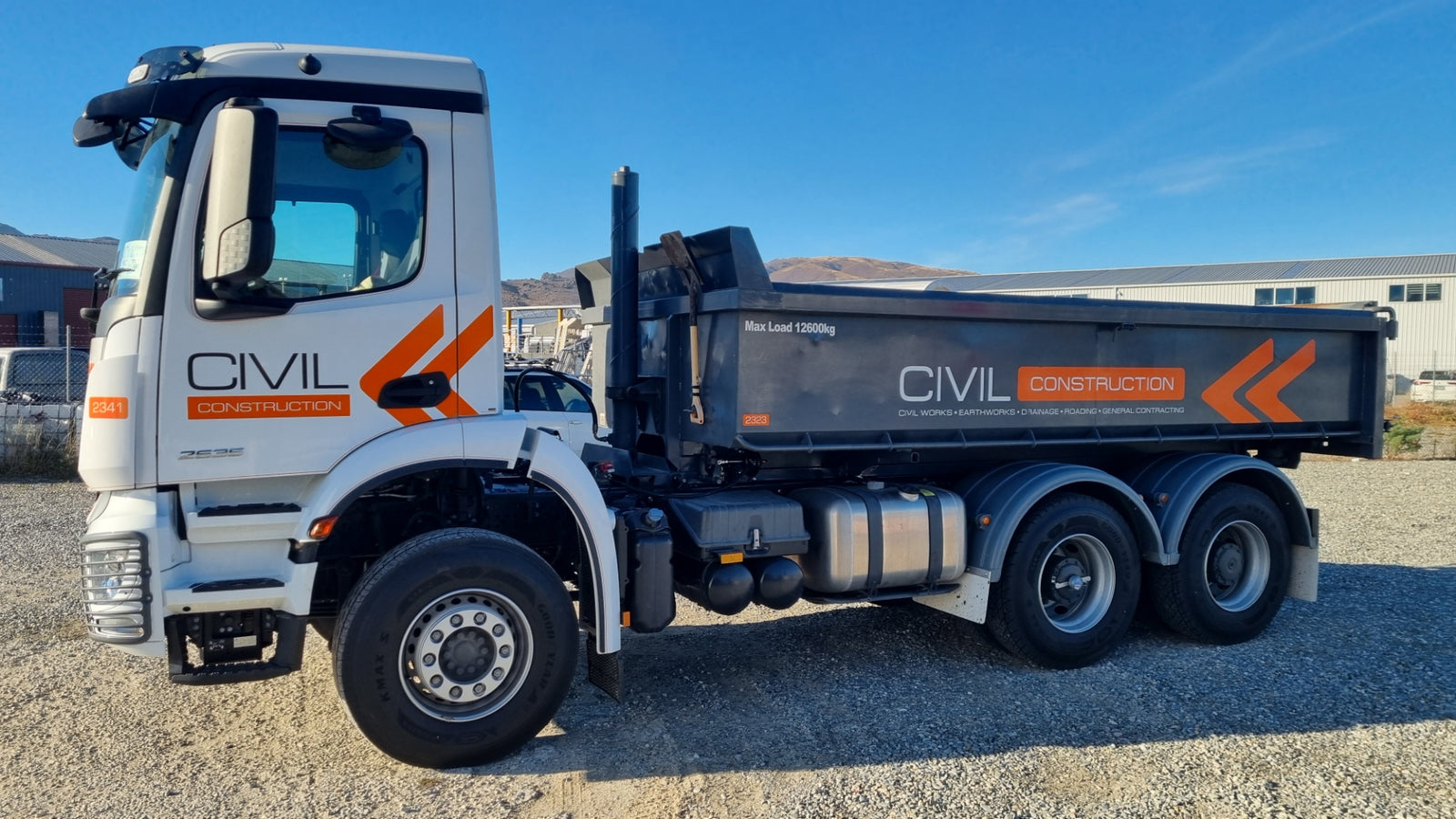 Civil Construction truck graphics