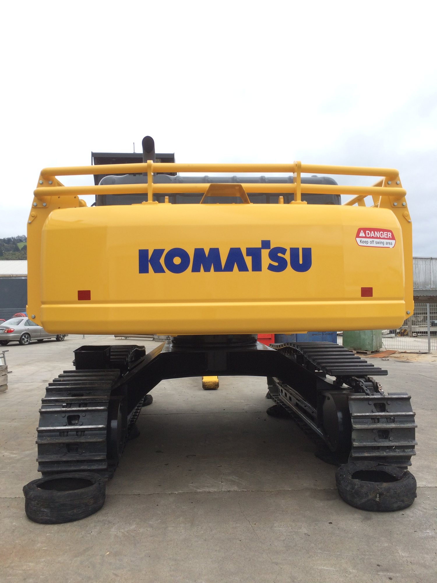 Komatsu excavator decals