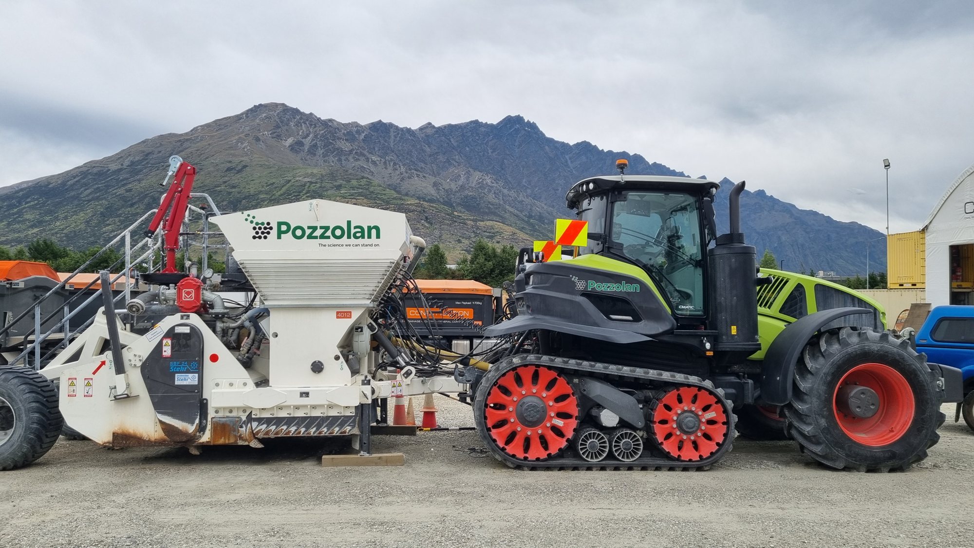 Pozzolan machinery graphics