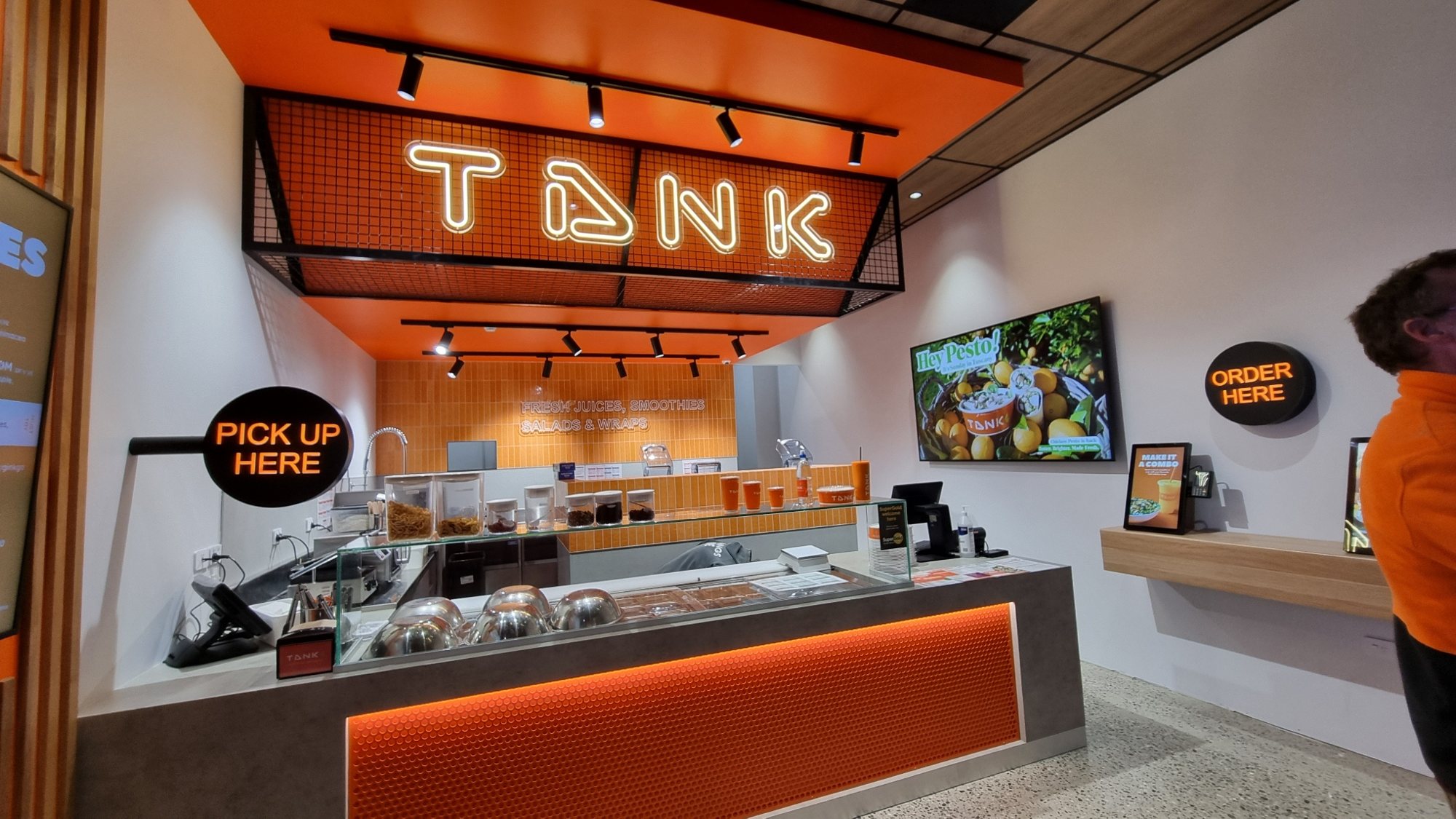 Tank store signage